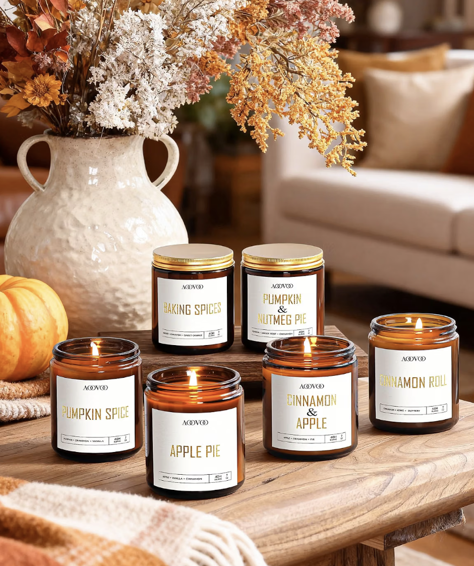Heirloom Baking Spice Scented Soy Candles Set